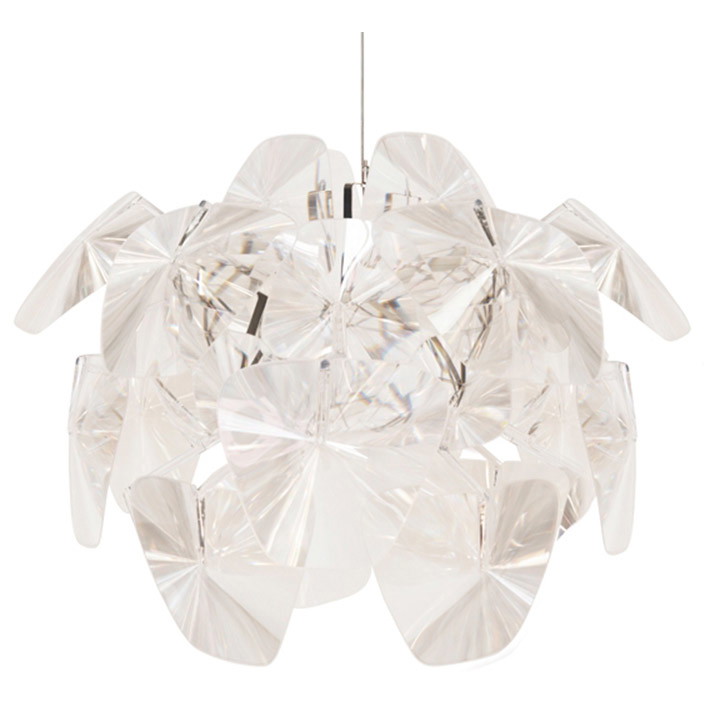 Luceplan Hope D6618 Loftslampe, Ø 72, Tranparent