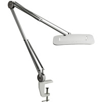 Luxo Split bordlampe, hvid med bordklemme