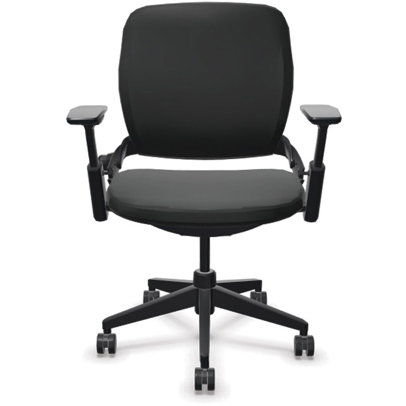 Steelcase Leap Plus 46296179 Kontorstol, Sort Atlantic