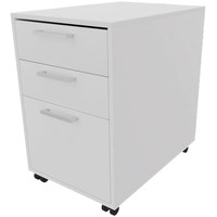 Cube Design 5167 Quadro mobilkassette hvid laminat 3 skuffer