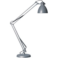 Luxo L-1 Bordlampe, Bordfod, Alugrå