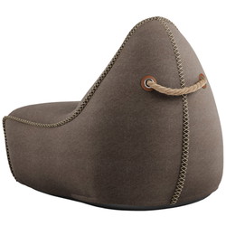 SACKit Canvas Lounge Chair sækkestol brun