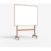 Lintex Wood Mobile Whiteboard, 1508x1960mm
