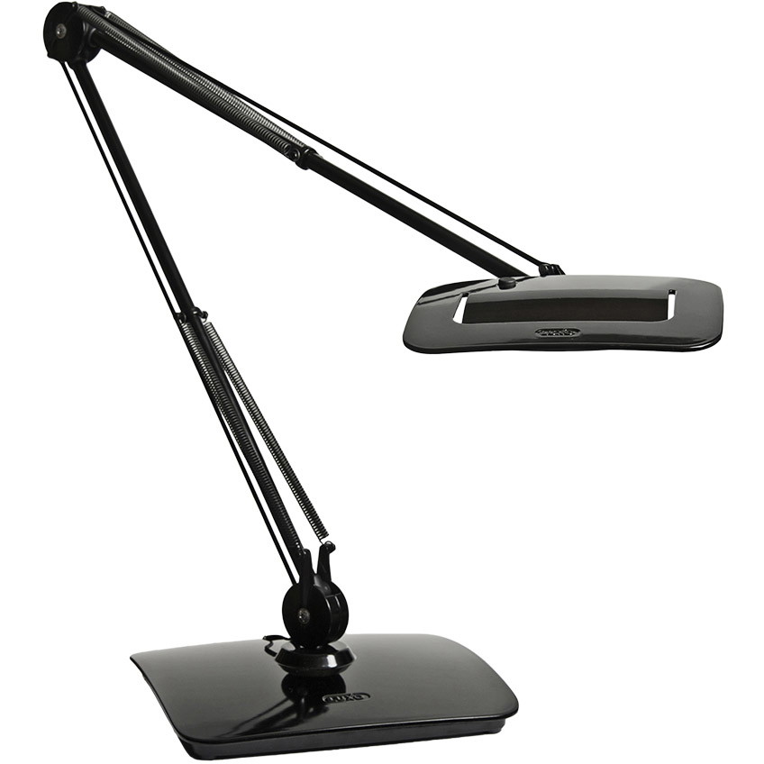 Luxo Split bordlampe, sort med bordfod