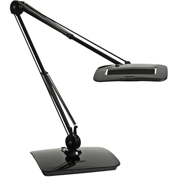 Luxo Split bordlampe, sort med bordfod