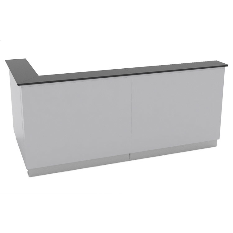 CUBE DESIGN Modul 3 Skranke, Aluminium Stel, Hvid Laminat/Linoleum