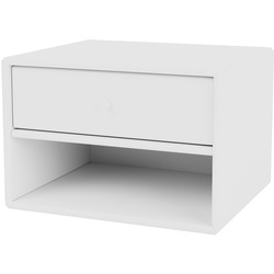 Montana Selection DASH sengebord, 35,4x30x24, NewWhite MDF