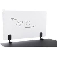 Apto whiteboard sidevæg, blå beslag