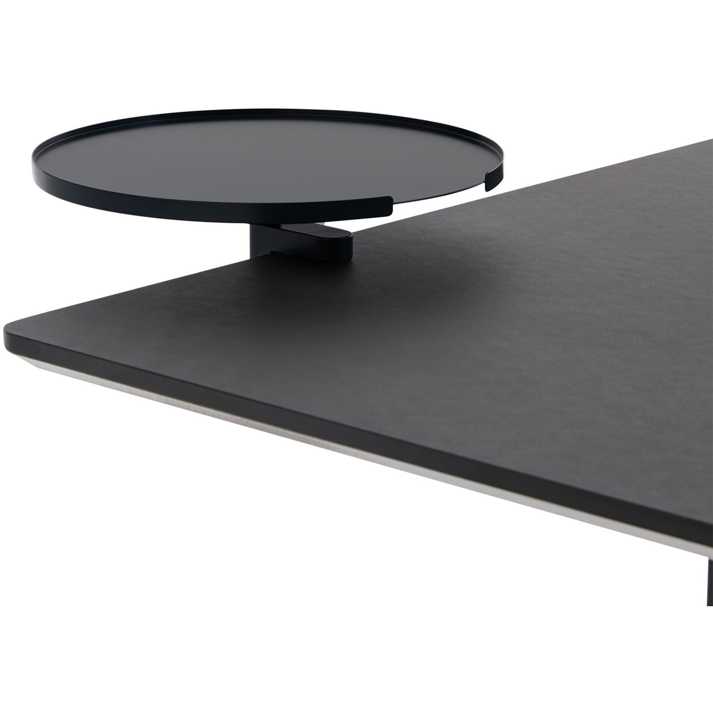 Apto rundt bord, Ø 28 cm, sort