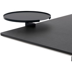Apto rundt bord, Ø 28 cm, sort