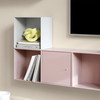 Montana Mini 1001 åben reol, 35x35x25, Antracit MDF