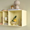 Montana Mini 1001 åben reol, 35x35x25, Antracit MDF