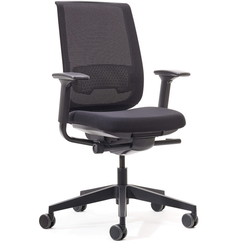 Steelcase Reply arbejdsstol, Atlantic sort/sort