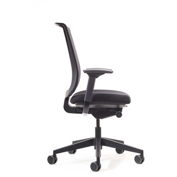 Steelcase Reply arbejdsstol, Atlantic sort/sort