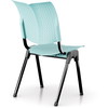 HÅG Conventio Wing 9811 kantinestol, turkis plast, sort stel