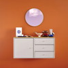 Montana Mini 1007 Kommode, 35x25x35, NewWhite MDF