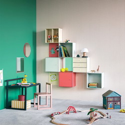 Montana Mini 1007 Kommode, 35x25x35, NewWhite MDF