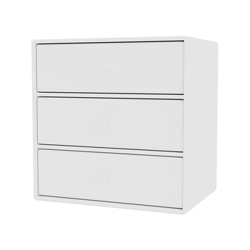 Montana Mini 1007 Kommode, 35x25x35, NewWhite MDF