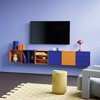 Montana Mini 1007 Kommode, 35x25x35, NewWhite MDF