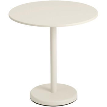 Muuto Linear cafebord, off-white, ø 70 cm.