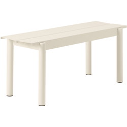 Muuto Linear bænk, off-white, 110x34 cm.