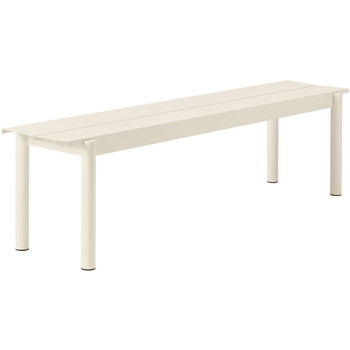 Muuto Linear bænk, off-white, 170x34 cm.