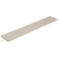 Muuto Linear hynde til bænk, grå, 169 cm.