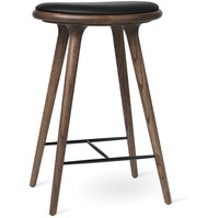 Mater barstol 69 cm, mørkbejdset eg
