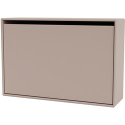 Montana Selection HIDE skoskab, 69,6x20x46,8, Mushroom, MDF