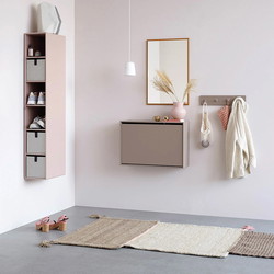 Montana Selection HIDE skoskab, 69,6x20x46,8, Mushroom, MDF