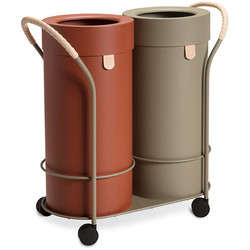 Mizetto Bin There L ståltønde 54 ltr Oliven