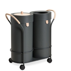 Mizetto Bin There L ståltønde 54 ltr Antracit