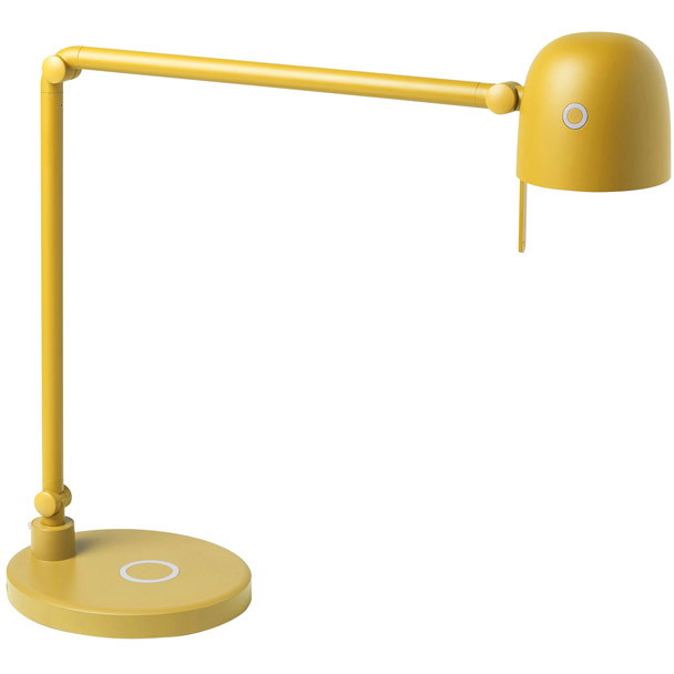 Matting Neos Base X bordlampe med fod i farven sunset gold