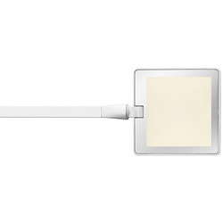 Flos Kelvin Edge bordlampe, hvid med bordklemme