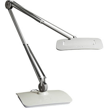 Luxo Split bordlampe, hvid med bordfod