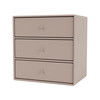 Montana Mini 1007 Kommode, 35x25x35, Mushroom MDF