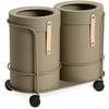 Mizetto Bin There S affaldsspand 30 ltr Oliven