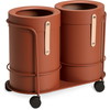 Mizetto Bin There S affaldsspand 30 ltr Kobberbrun