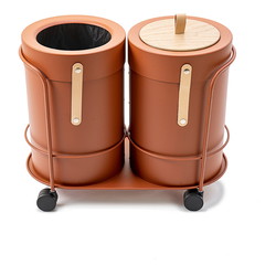 Mizetto Bin There S affaldsspand 30 ltr Kobberbrun