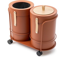 Mizetto Bin There S affaldsspand 30 ltr Kobberbrun