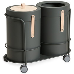 Mizetto Bin There S affaldsspand 30 ltr Antracit