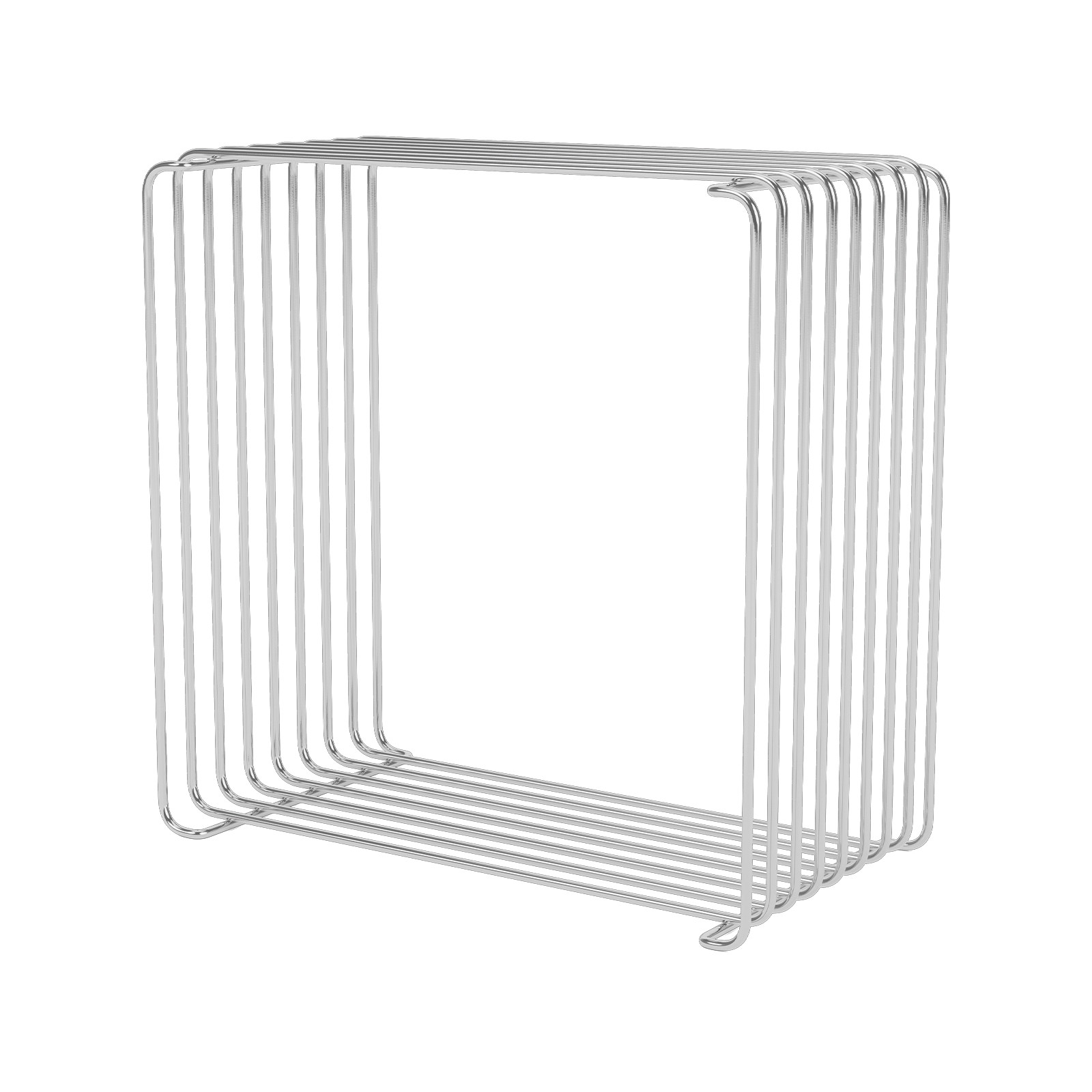 Montana Panton Wire Single reol, 34,8x18,8x34,8, Chrome, Steel
