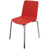 Cube Design Vesper stabelstol rød/krom