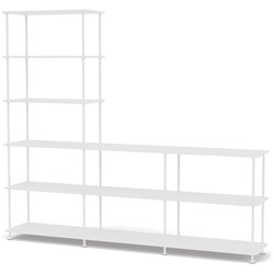 Montana Free 522000 reol, 203,4x38x178,1, NewWhite, MDF