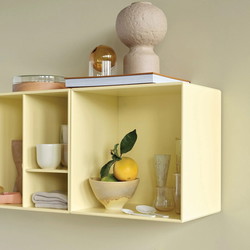 Montana Mini 1001 åben reol, 35x35x25, Mushroom MDF