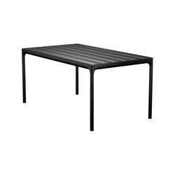 HOUE FOUR havebord sort/sort, 90x160 cm