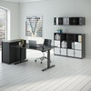 Cube Design 6314 V reol, bøgefiner, 2 rum - m. 2 låger