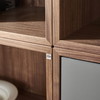 Cube Design 6314 V reol, bøgefiner, 2 rum - m. 2 låger
