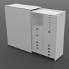 Cube Design 6174V V udtræksskab ahornfiner venstrevendt