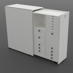 Cube Design 6174V V udtræksskab bøgefiner venstrevendt